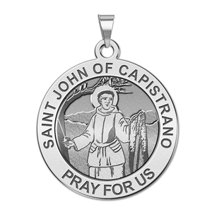 Saint Capistrano Round Religious Medal  EXCLUSIVE 