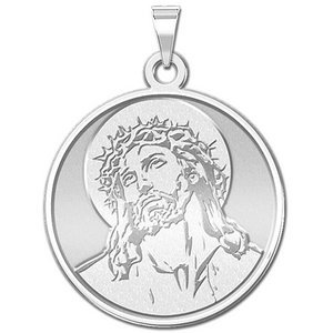 Ecce Homo Round Religious Medal  EXCLUSIVE 