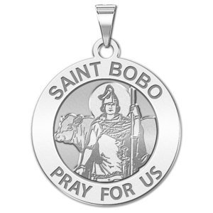 Saint Bobo Round Religious Medal  EXCLUSIVE 