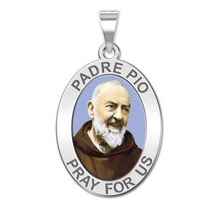 Padre Pio   OVAL  EXCLUSIVE 