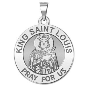 King Saint Louis Religious Medal  EXCLUSIVE 