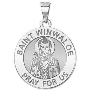 Saint Winwaloe Religious Medal  EXCLUSIVE 