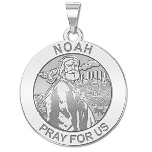 Noah Round Religious Medal  EXCLUSIVE 