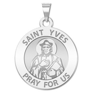 Saint Yves Religious Medal   EXCLUSIVE 