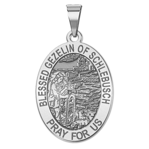 Blessed Gezelin of Schlesbusch Oval Religious Medals