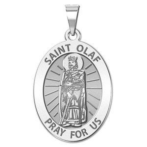 Saint Olaf of Norway Religious Medal     EXCLUSIVE 