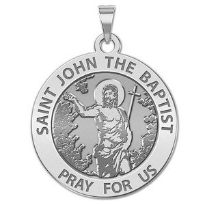 Saint John the Baptist Religious Medal  EXCLUSIVE 