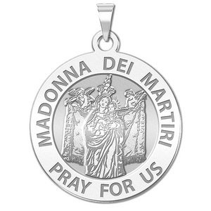 Saint Madonna dei Martiri Religious Medal   EXCLUSIVE 