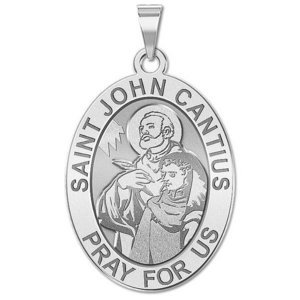 Saint John Cantius Oval Religious Medal  EXCLUSIVE 