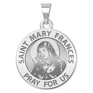 Saint Mary Frances Religious Medal  EXCLUSIVE 