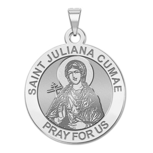 Saint Juliana Cumae Religious Medal   EXCLUSIVE 