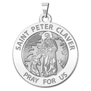Saint Peter Claver Religious Medal  EXCLUSIVE 