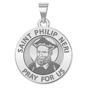 Saint Philip Neri Religious Medal  EXCLUSIVE 