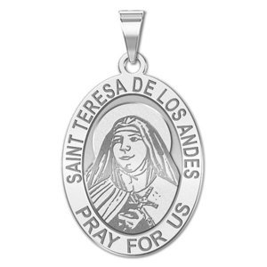 Saint Teresa De Los Andes   Oval Religious Medal  EXCLUSIVE 