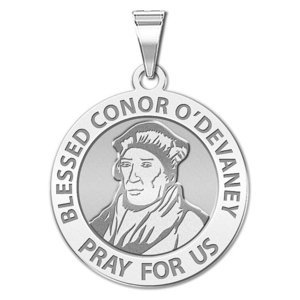 Blessed Conor O Devaney Round Religious Medal  EXCLUSIVE 