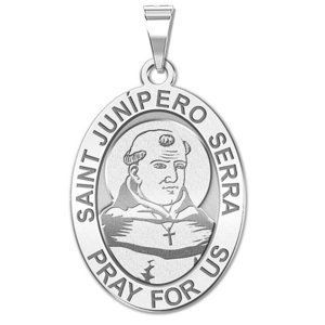 Saint Junipero Serra Oval Medal  EXCLUSIVE 
