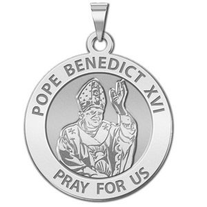 Pope Benedict XVI Round Religious Medal  EXCLUSIVE 