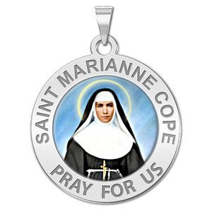 Saint Marianne Cope Religious Color Medal  EXCLUSIVE 