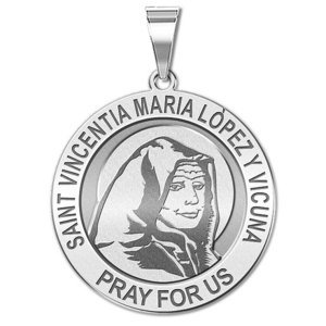 Saint Vincentia Maria Lopez y Vicuna Religious Medal  EXCLUSIVE 
