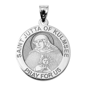 Saint Jutta of Kulmsee Round Religious Medal