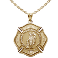 Customized Saint Florian Religious Medal EXCLUSIVE