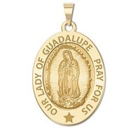 Our Lady of Guadalupe Medal OVAL