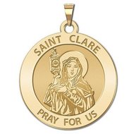 Saint Clare of Assisi Medal - 