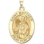 Saint Matthew OVAL Medal  "EXCLUSIVE"