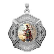Customized Saint Florian Religious Medal EXCLUSIVE