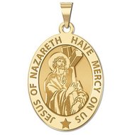 Jesus of Nazareth - OVAL Medal  
