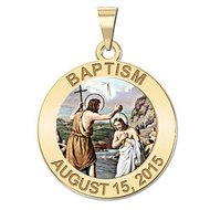 Personalized Baptism Medal 