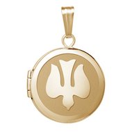 14k Yellow Gold Round 