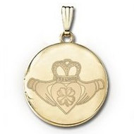 14k Yellow Gold Round 