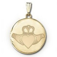 14k Yellow Gold Round 