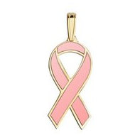 Awareness Ribbon Pink Color Charm