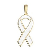 Awareness Ribbon Pearl Color Charm