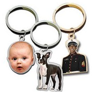 Photo Engraved Outlined Key Chain