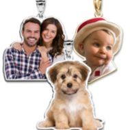 Sterling Silver Photo Outline Pendant