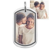 Stainless Steel Photo Dog Tag Photo Pendant