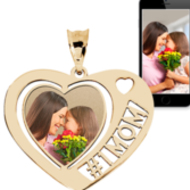 Heart W/ # 1 MOM cut out