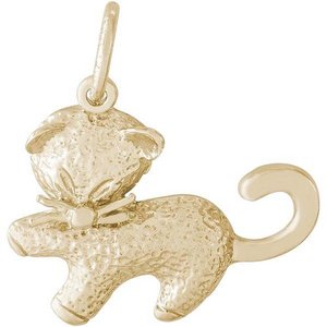 Long Tailed Cat Charm