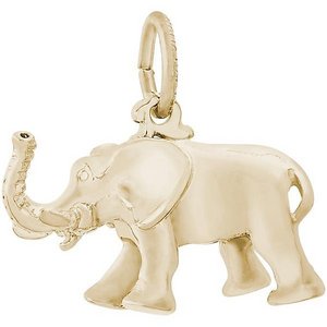 African Elephant Charm 0247 