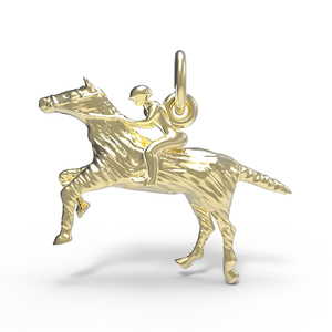 Horse And Rider Charm