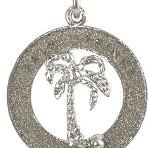 Palm Springs Palm Tree Ring Charm 6346 