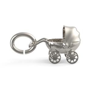 Canopy Baby Carriage Charm 1018 