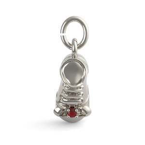 January Baby Bootie Charm