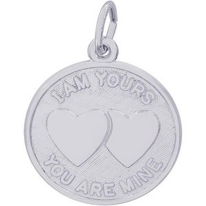 I AM YOURS HEARTS ENGRAVABLE