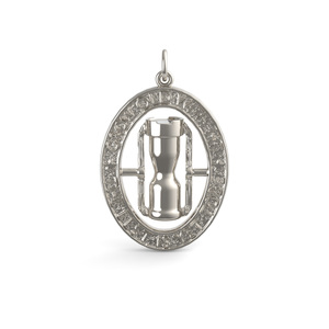 The Best is Yet to Be Hourglass Charm