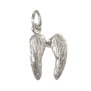 Small Angel Wings Charm