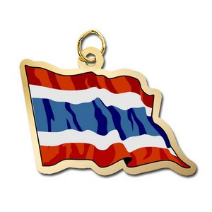 Thailand Flag Charm